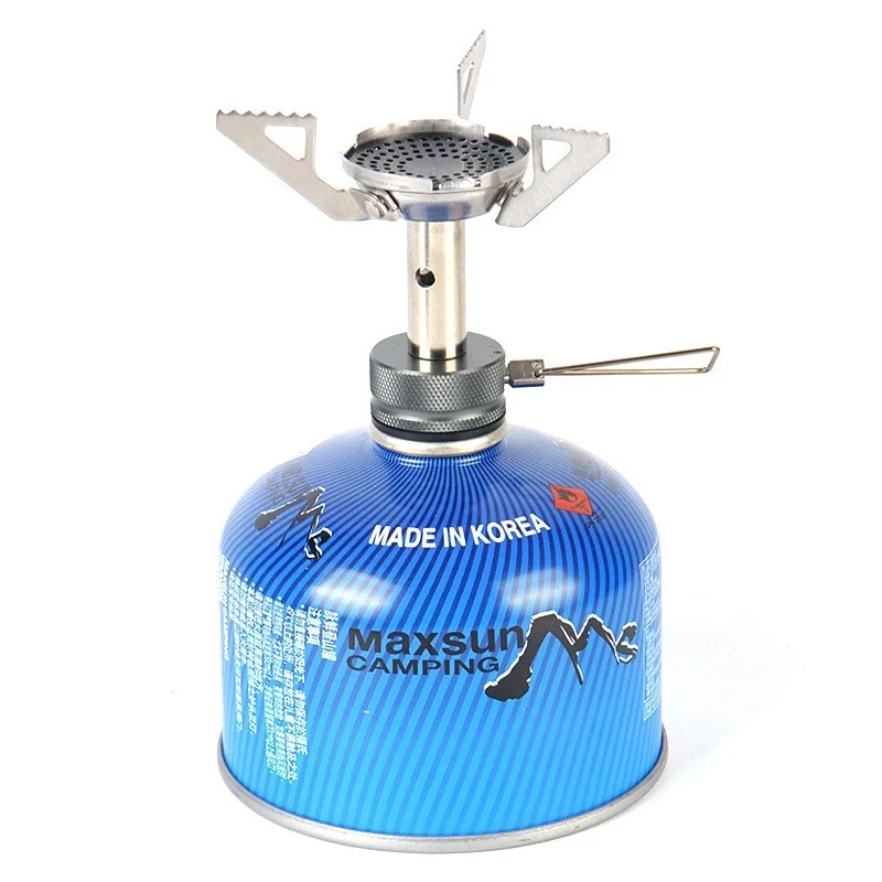 

Outdoor Gas Stove Camping Gas Burner Portable Mini Titanium Stove Survival Furnace Pocket Picnic Gas Cooker camp stove