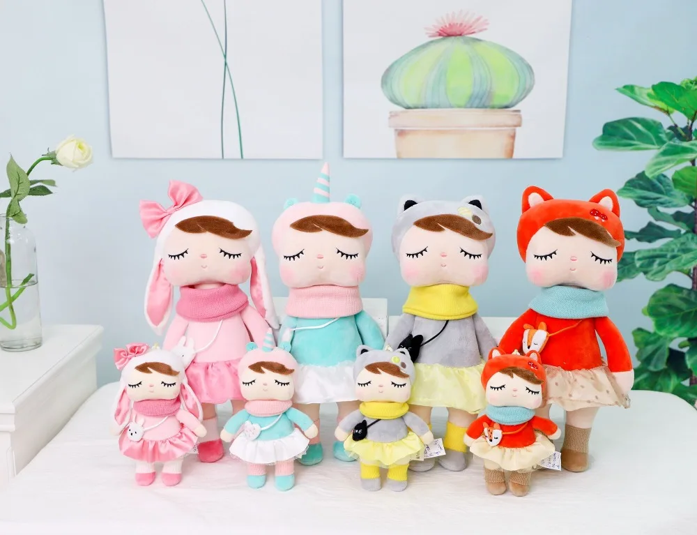 

Original Metoo Dolls Stuffed Toys For Girls Baby Beautiful Unicorns Rabbit Forest Angela Soft Animals For Kids Infants Newest
