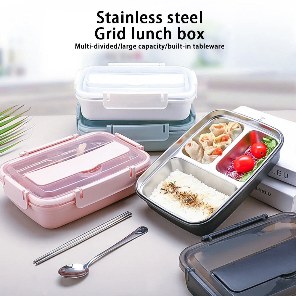 

Ланч-бокс из нержавеющей стали для микроволновой печи, 1000 мл