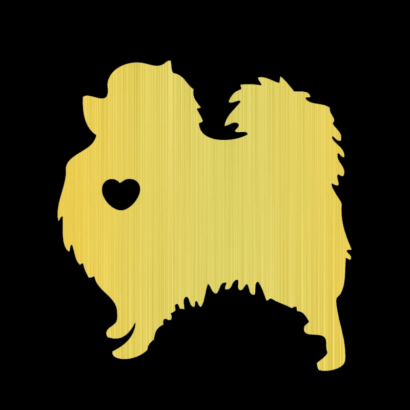 S51069 Различные размеры/цвета виниловые наклейки на машину DecalI Love My Померанская