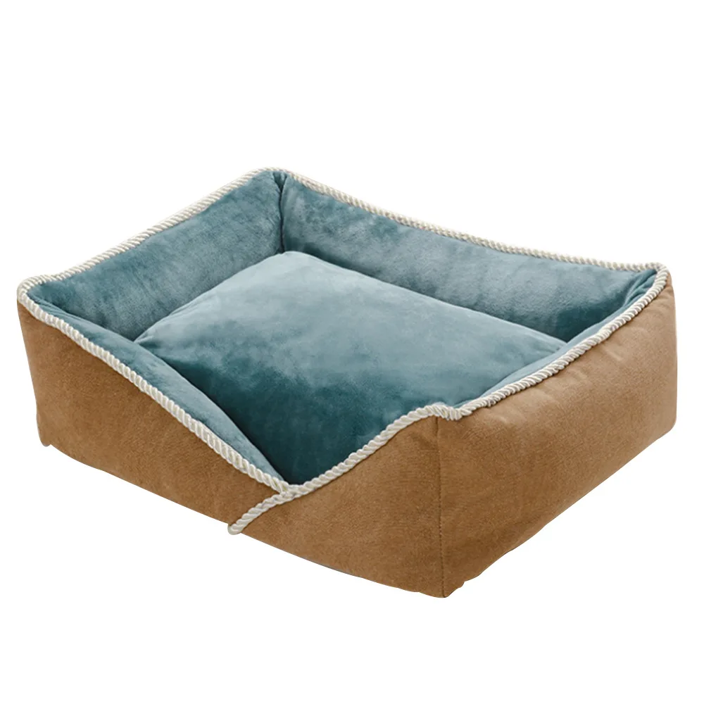 

Dog Bed Sleeping Bag Warmly Round Cat Beds For Small And Medium Dogs Mat Washable Square Kennel Pad Separation