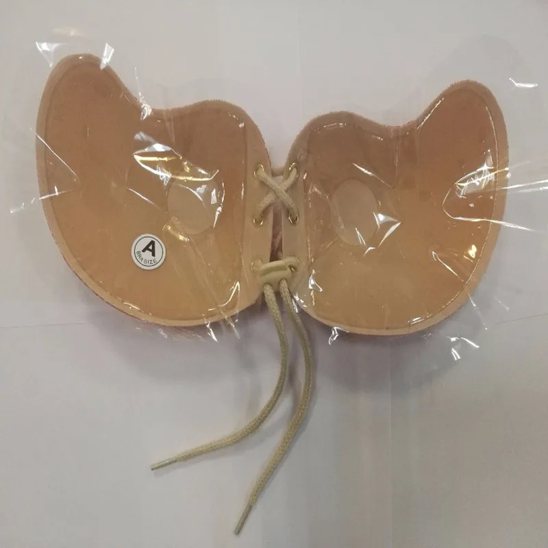 Sexy Women Strapless Bra Invisible Push Up Bra Mango Shape Self-Adhesive Silicone Bust Front Bra Backless 2018 New Fashion