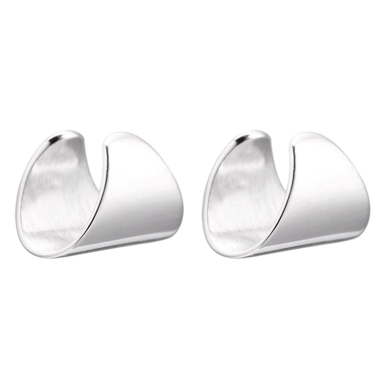 

Besimpol 100% 925 Sterling Silver Clip Earring Fashion Simple Wide Ear Bone Clip Earrings For Women Luxury Fine Jewelry Gifts