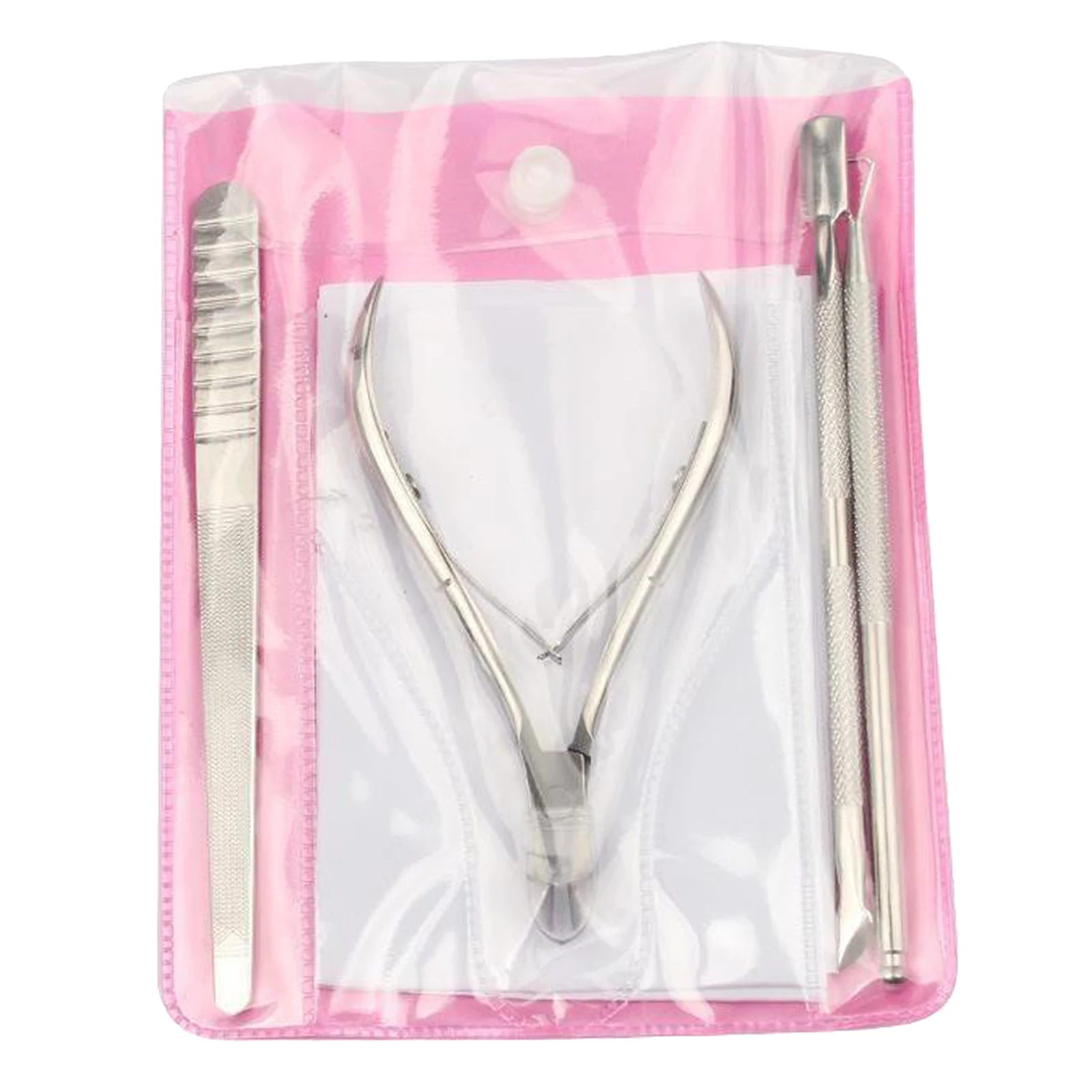 

Инструменты для ногтей набор Ножницы Плоскогубцы пилинг толкатель, удаляет мертвую кожу средство для удаления кутикулы толкатель щипцы дл...