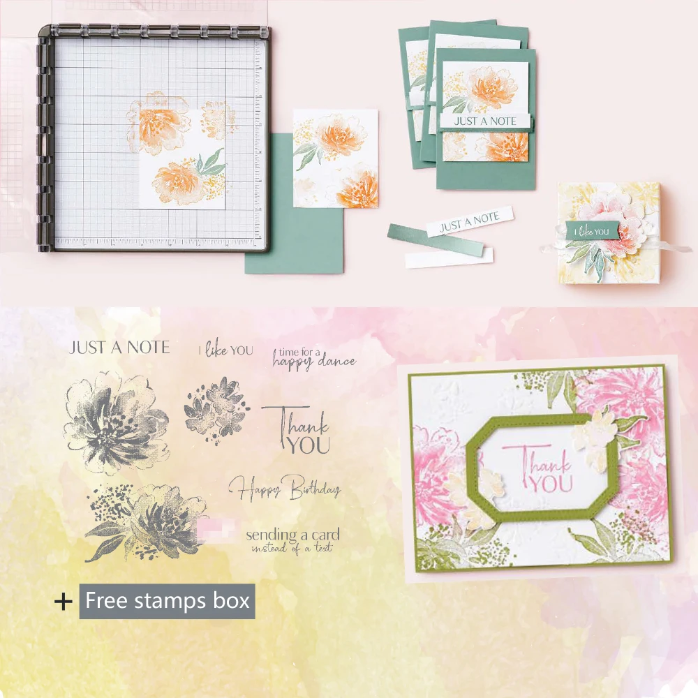 

Letter Flower Clear Stamps And Metal Cutting Dies For Diy Scrapbooking Paper Card Embossing Decoration Photo Album Dies
