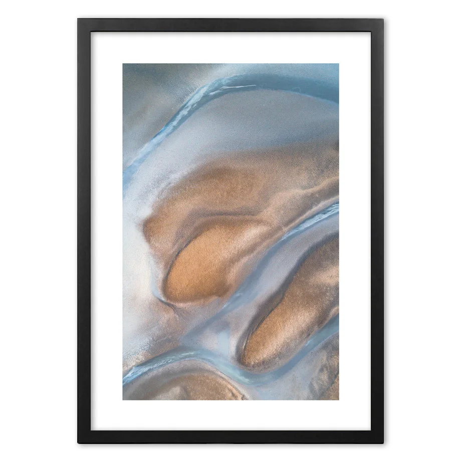 Абстрактная Настенная картина с изображением рек Пейзажа для аэрофотосъемки