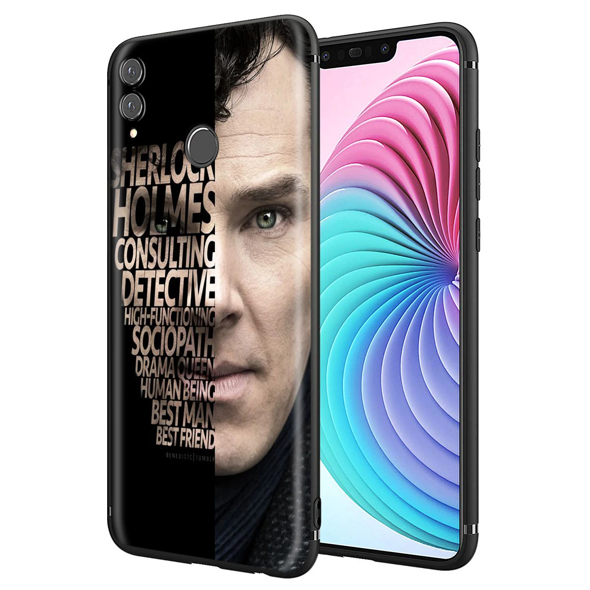 Чехол YIMAOC 221B Sherlock Benedict для Huawei Mate 30 20 Honor Y7 7a 7c 8c 8x9 10 Nova 3i 3 Lite Pro Y6 2018 P30 P smart|Бамперы| |