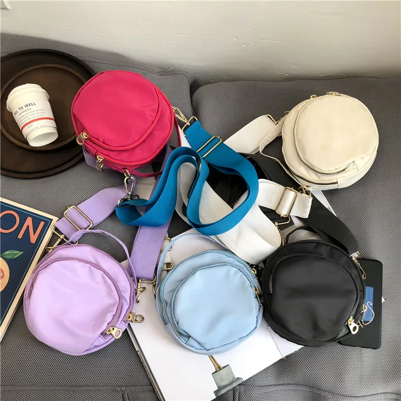 Сумки через плечо для женщин новинка 2020 модные простые нейлоновые