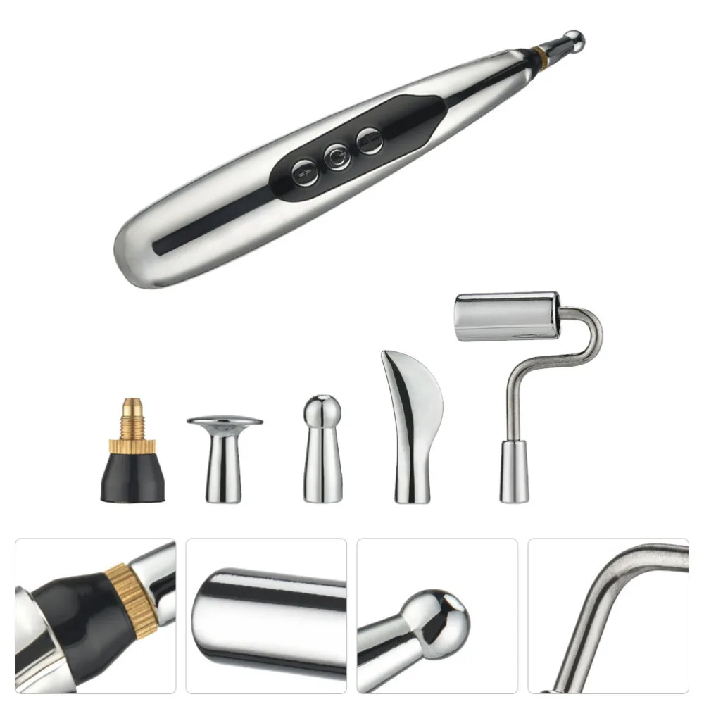 

1 Set Electronic Acupressure Pen Rechargeable Relief Pain Tool Acupressure Bar