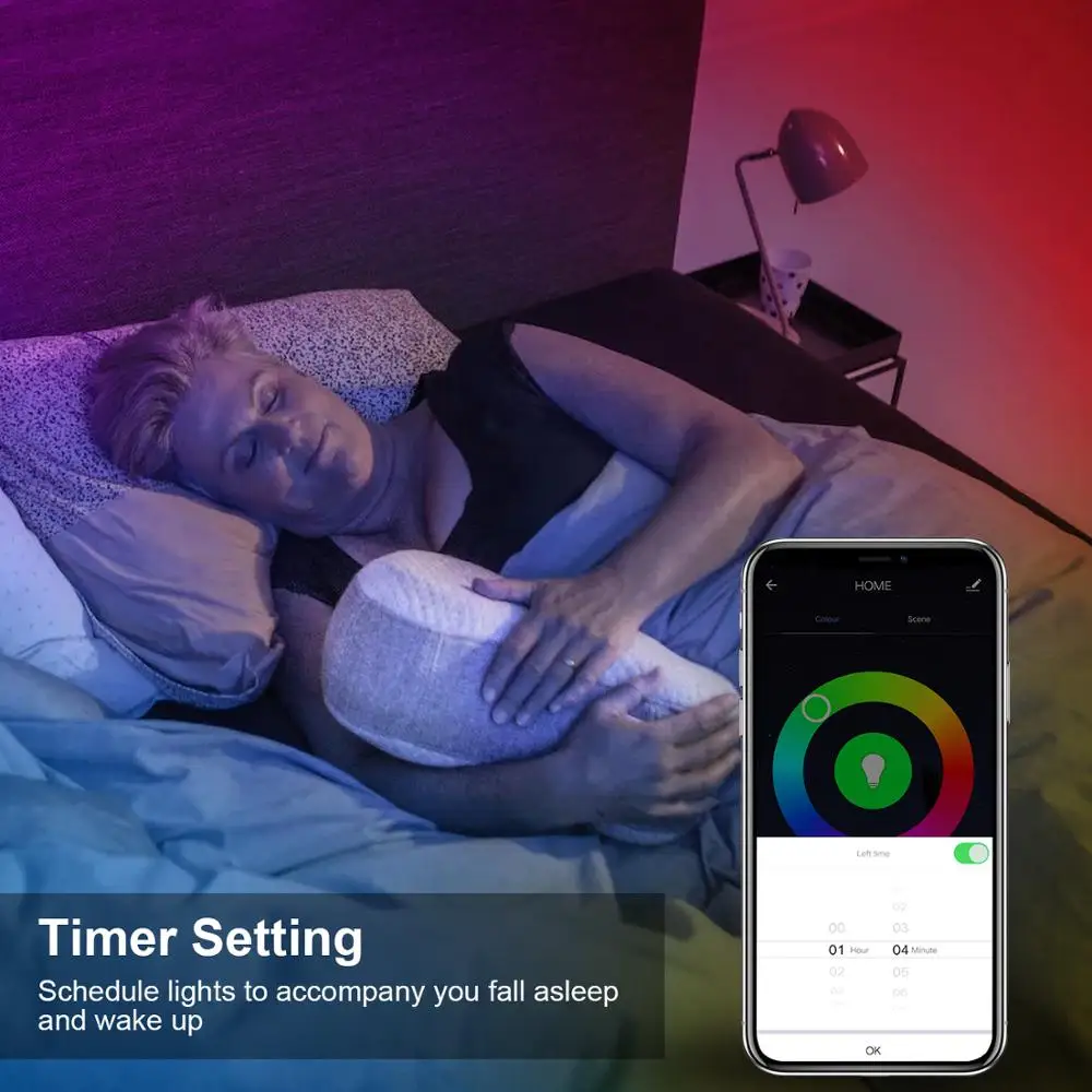 Светодиодная лента с Wi Fi 20 м RGB яркость 5050 Водонепроницаемая Гибкая Музыкальная