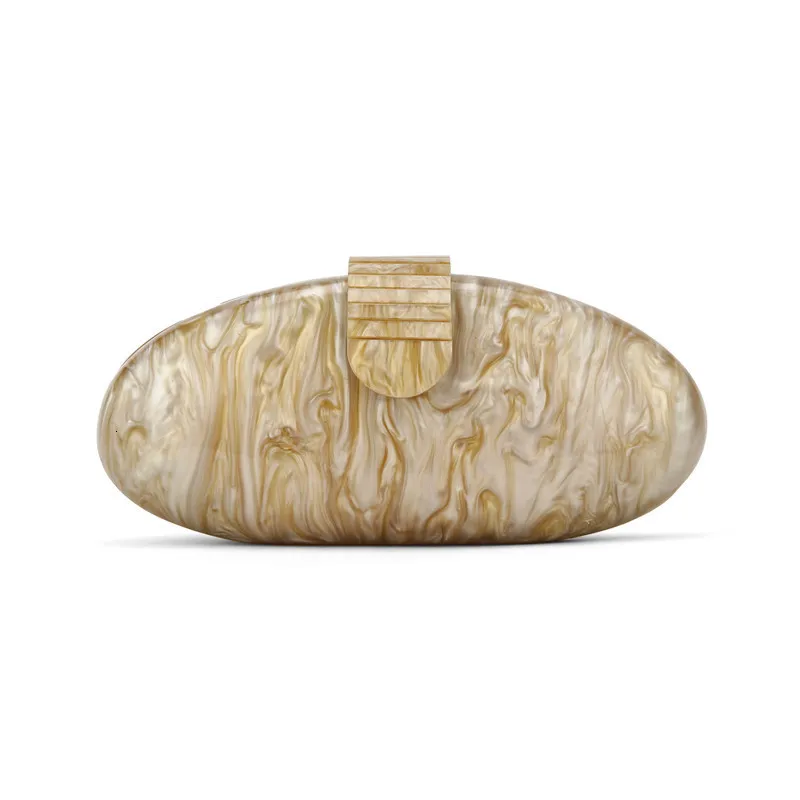 

Apricot Half Moon Acrylic Clutch Purse Wallet Women Shoulder Travel Beach Summer Fashion Lady Evening Acrylic Bag Drop Ship