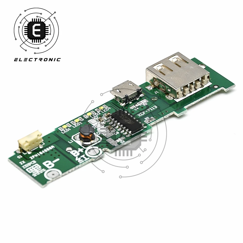 

10 Pcs 5V 1A Mobile Power Charger Module Charging Circuit Board to Add Power Module for Mobile Power DIY