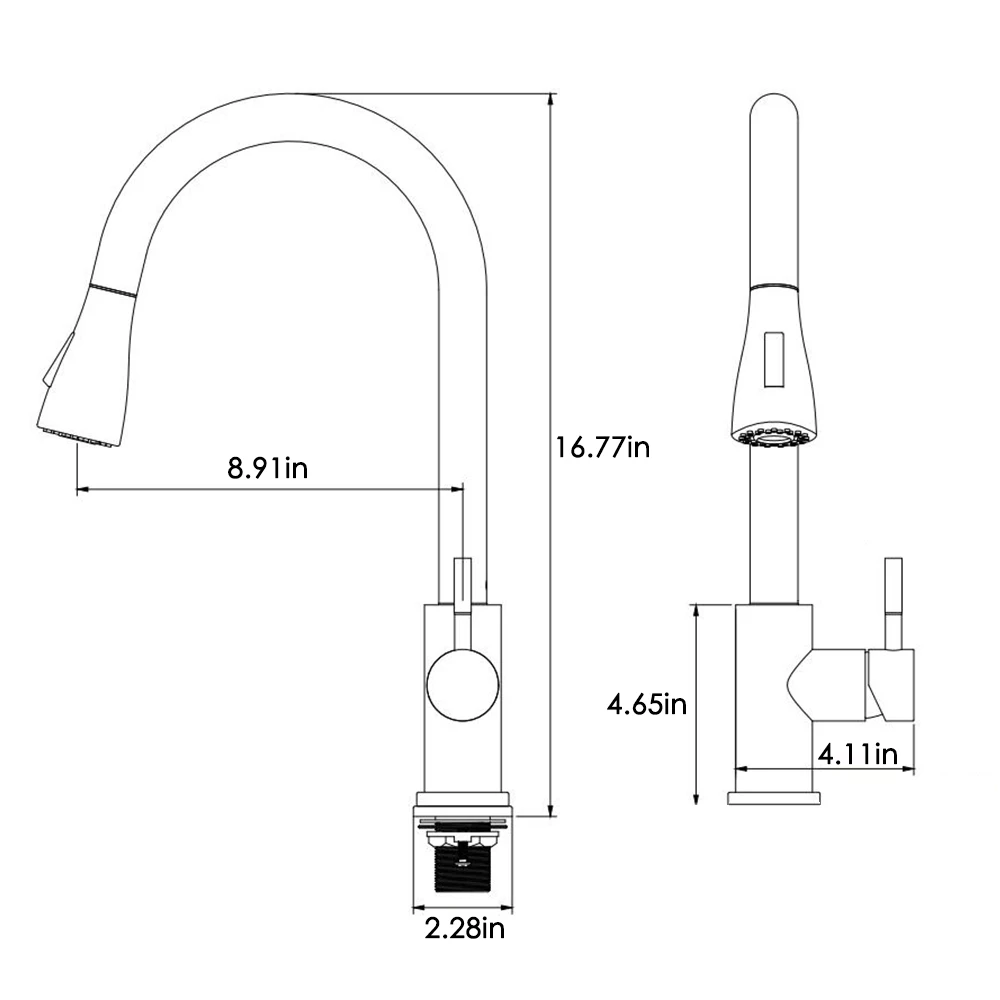 

Kitchen Faucets Smart Sensor Pull-Out Hot and Cold Water Switch Mixer Tap Smart Touch Spray Tap Kitchen Convenient Sink Faucets