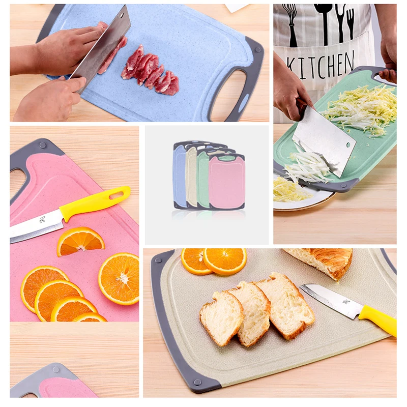 BAHMETEV Antibacterial Chopping Board Multifunction PP Plastic Heat Resistant chopping Blocks Fruit Cutting Boards Kitchen Tools | Дом и сад