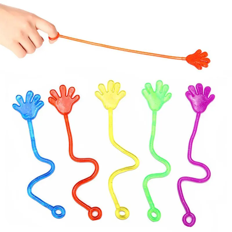 

10pcs Party Favors Supplies Sticky Hands Slap Squishy Toy Play Pinata Fillers Birthday Gift Treat Bag Wedding Favors and Gifts