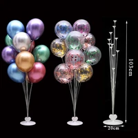 7 1119tubes balloon stand holder balloons arch stick balons birthday party decorations kids wedding decor baby shower supplies