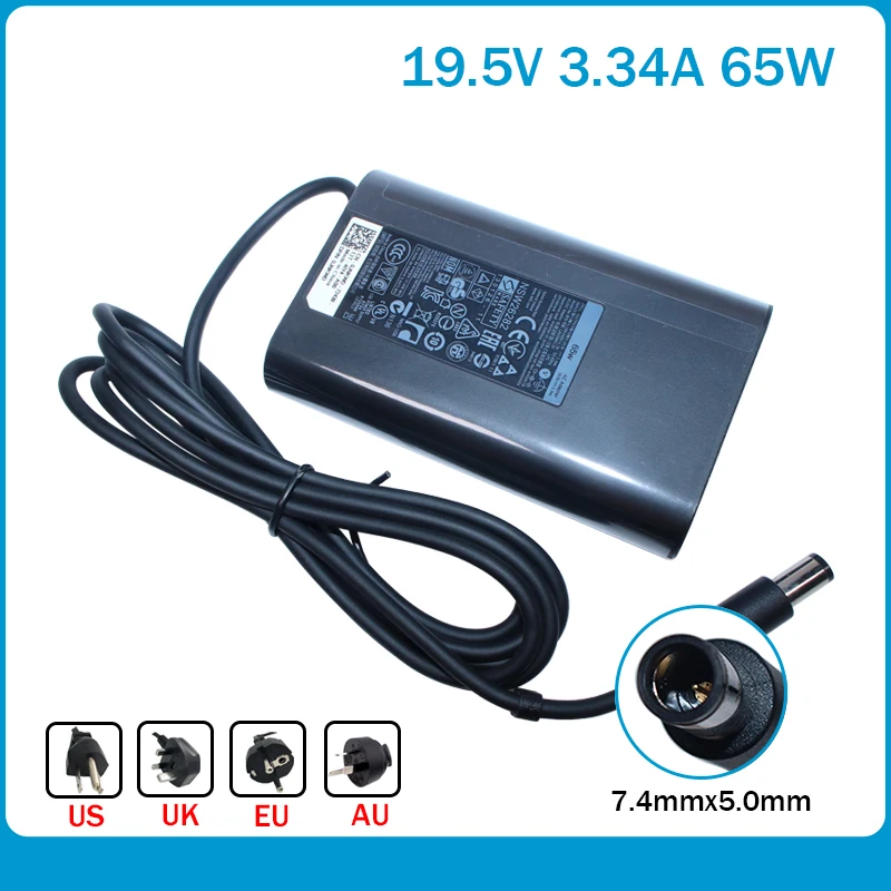 

new 65W 19.5V 3.34A For Dell E5250 E5440 E5450 E5540 E5550 E6420 E6430 E6440 E6500 HA65NM130 LA65NM130Ac Power Adapter