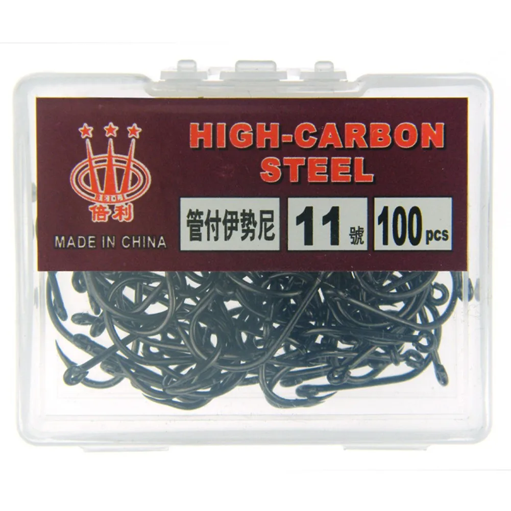 

100pcs Fishhook Fish Treble Catfish Circle Hooks For Soft Lure Carbon Steel Super Sharp Fish Hooks Tackles Pesca Accessories