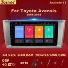 Автомагнитола 2 din, Android 11, для Toyota Camry 6 40 50 2006-2011, мультимедиа, без dvd, DSP, навигация, GPS, AI, голосовой контроллер, радио, аудио