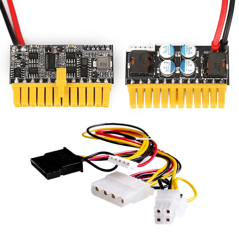 

Высокоинлайн силовой модуль 24Pin Mini PicoPSU DC-ATX источник питания печатная плата Компьютерные аксессуары электронное оборудование Skilful