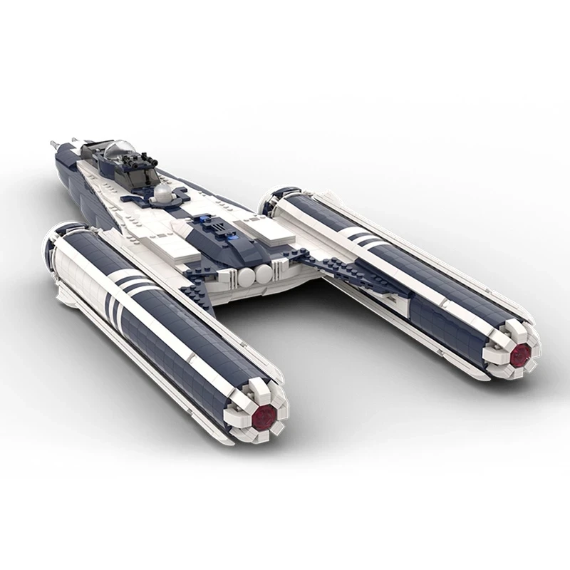 

Buildmoc Movies Space Wars Weapon Spaceship Clone Wars 7 BTL-B Y Wing Starfighters MOC Building Blocks Toys For Children's Gifts