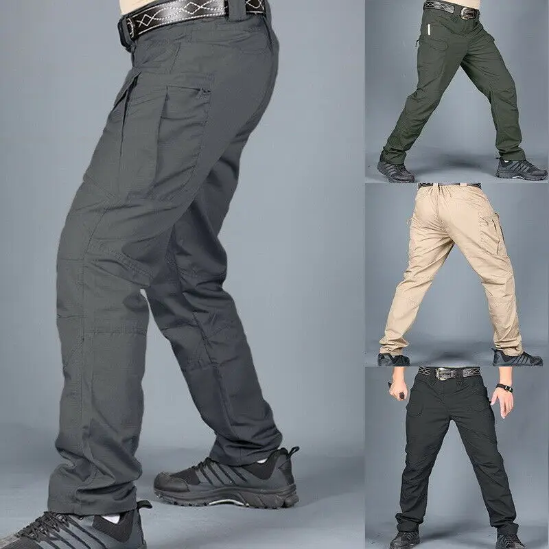 

Men Cargo Pants Trouser Multi Pockets Casual Breathable for Outdoor Camping Hiking BMF88