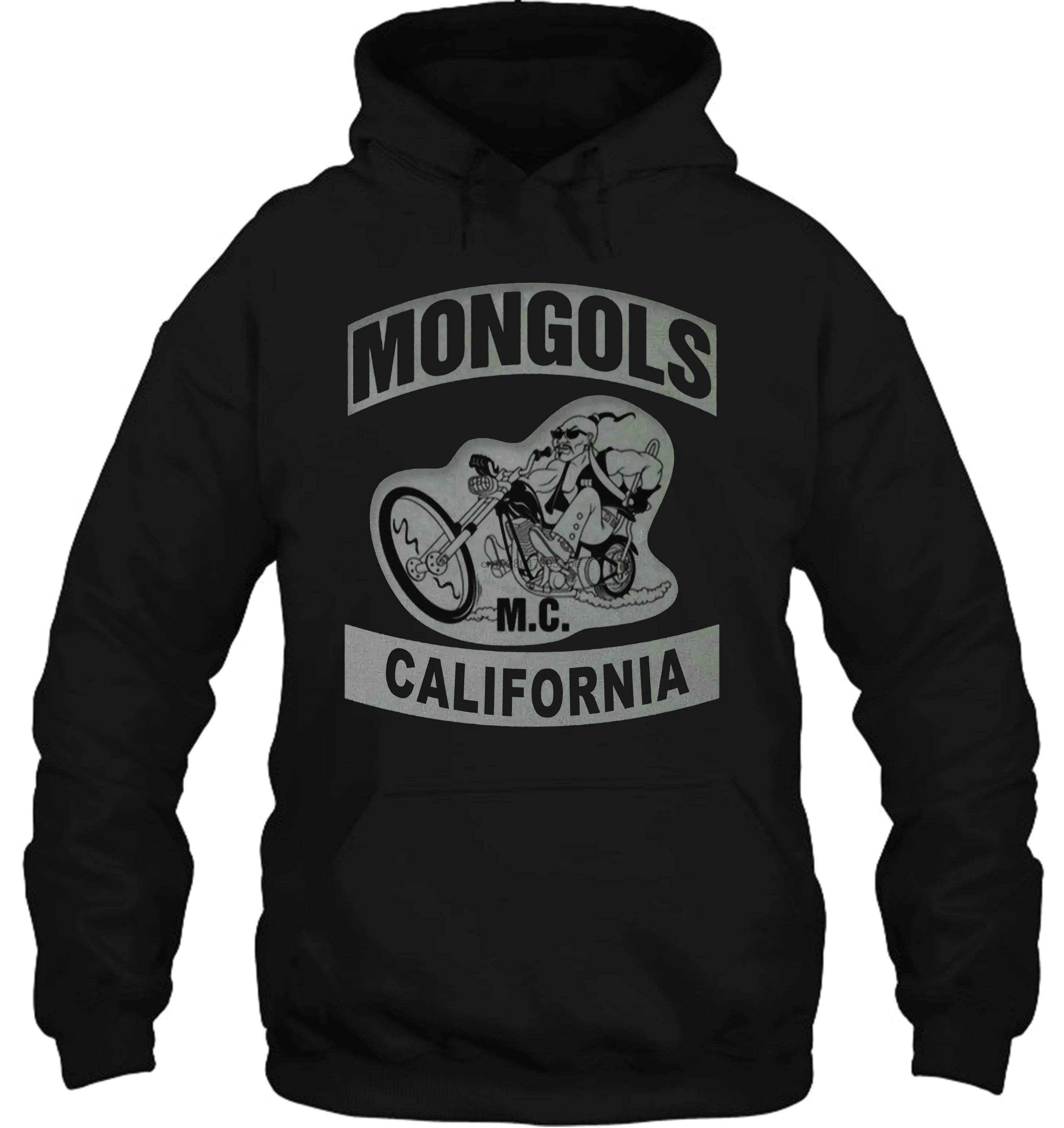 Фото Винтажная рубашка CALIFORNIA Bottom Rocker белого и черного цвета Mongols MC Reprint уличная Мужская Винтажная рубашка CALIFORNIA Bottom Rocker белого и черного цвета Mongols MC Reprint уличная Мужская