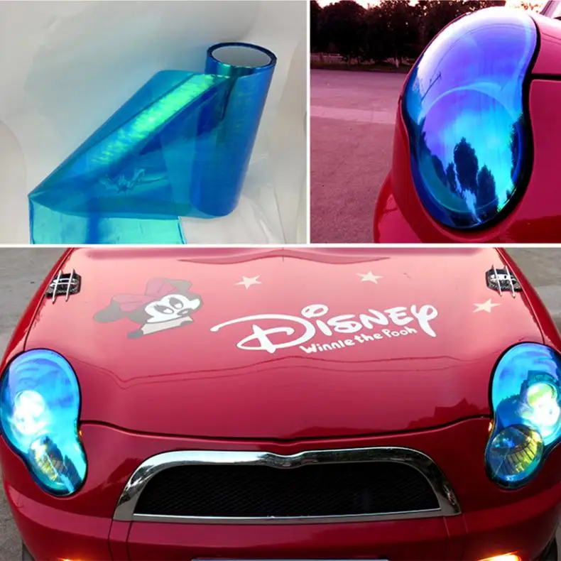 Автомобильная задняя фара 120x30 см из ПВХ|Наклейки на автомобиль| |