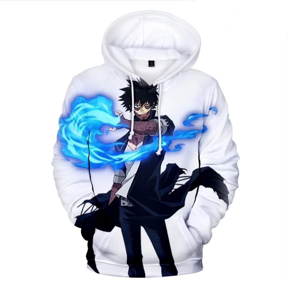 

Толстовка с капюшоном My Hero Академия Dabi с 3D принтом толстовки 2021 уличная одежда из Аниме толстовки для мужчин женщин и мальчиков/девочек крут...