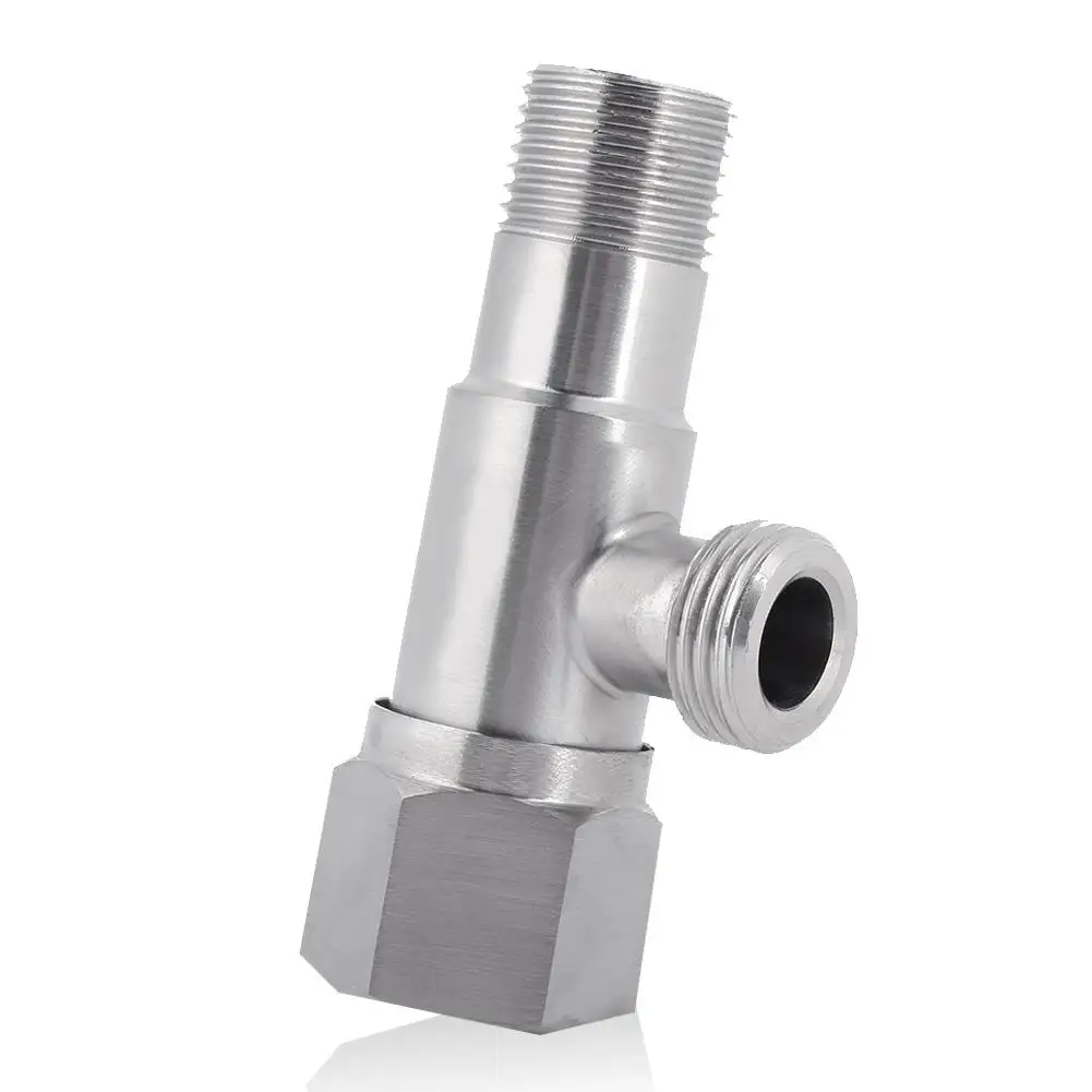 

304 Stainless Steel Silver Ball Valve Water Stop Valve Sturdy Durable Bath Tools Bathroom Irrigator Washing Shower Room A030