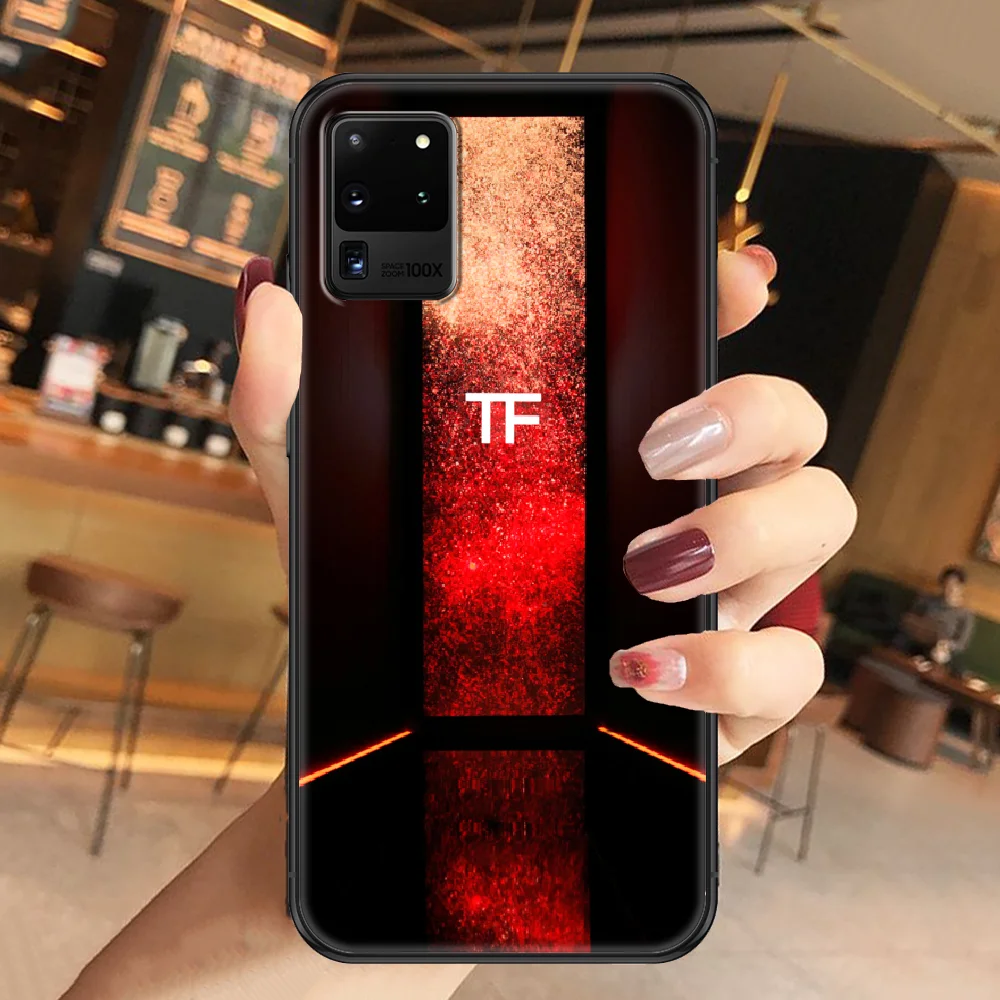 

Fashion Design Brand TF Tom Fords Phone case For Samsung Galaxy Note 4 8 9 10 20 S8 S9 S10 S10E S20 Plus UITRA Ultra black 3D