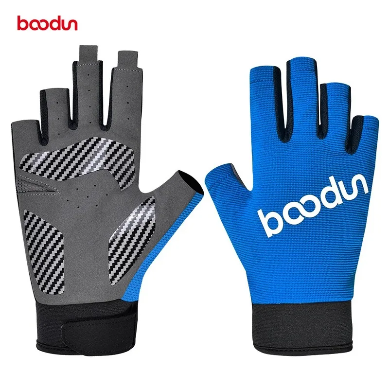 BOODUN 1 пара мужские и женские перчатки для рыбалки дышащие Нескользящие на