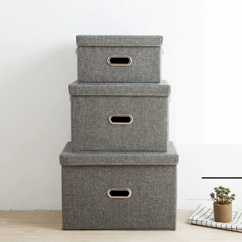 1 шт. простые большие Ёмкость ящик для хранения качество складной Чехол шкаф