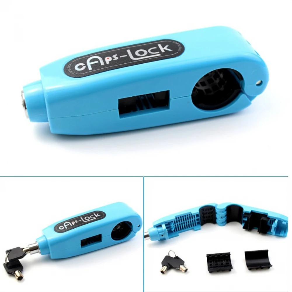 Универсальный замок для велосипеда мотоцикла скутера защитный на руль Ручка