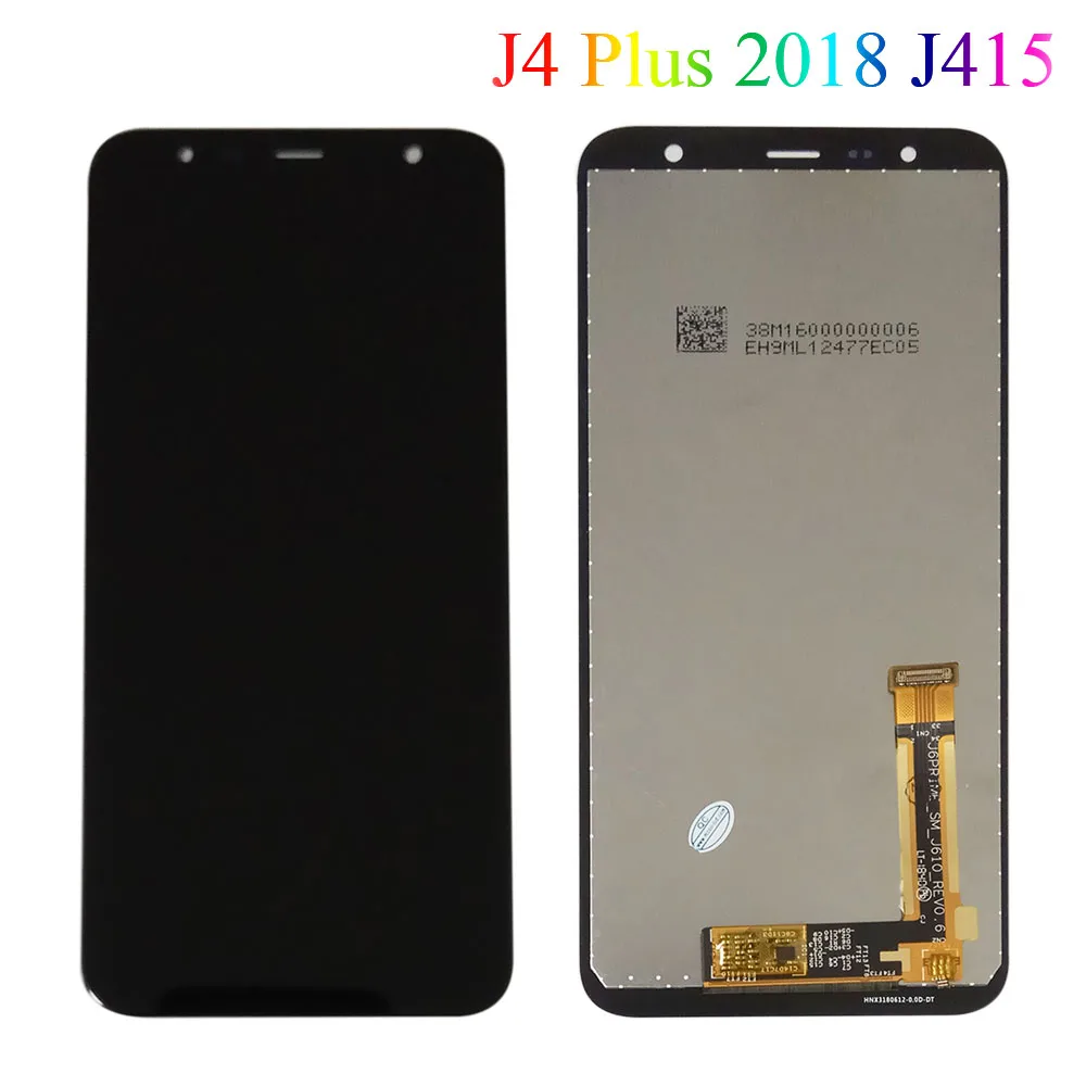 Оригинал для samsung Galaxy J4 + 2018 Plus J415 J415F J6 Prime J610 ЖК дисплей с сенсорным экраном Digiziter в