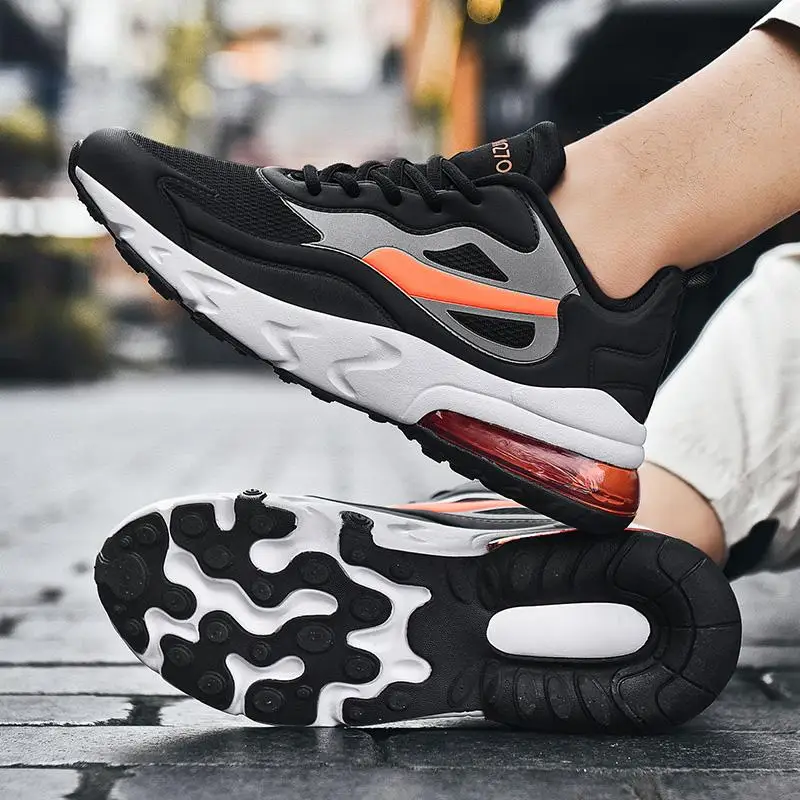 

Breathable Lightweight Running Shoes Men Air Cushion Sneakers Max Size 47 Fitness Trainers Sports Shoes Outdoor Athletic Shoes