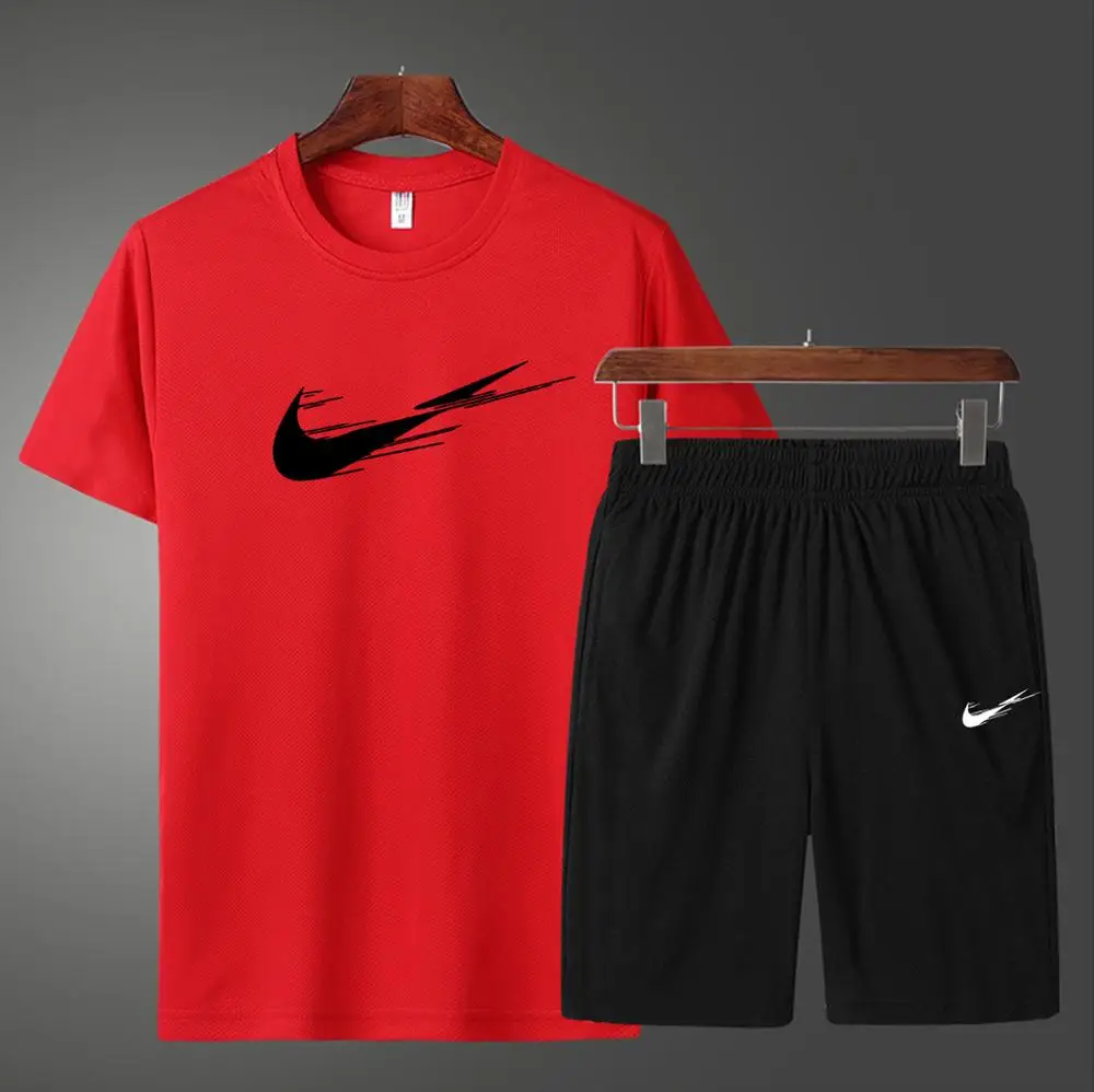 Быстросохнущий мужской набор для бега 2020 фирменные спортивные костюмы