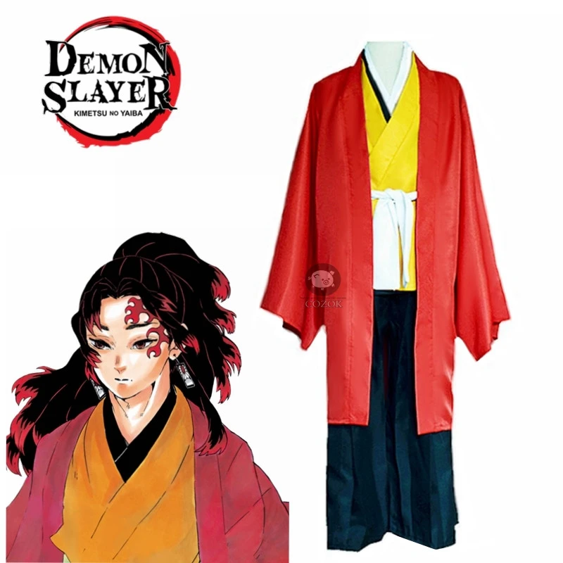 

Demon Slayer Kimetsu no Yaiba Tsugikuni Yoriichi Cosplay Costume Men Women Kimono Uniform Halloween Carnaval Party Costume