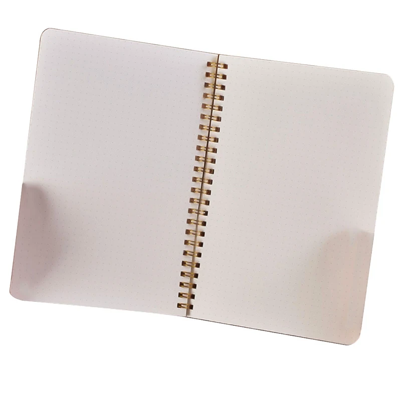 

For Students Agenda A5 Notebook Medium Hardcover Dot Grid Notebook/notpad/Diary Note White Planner School Supplies