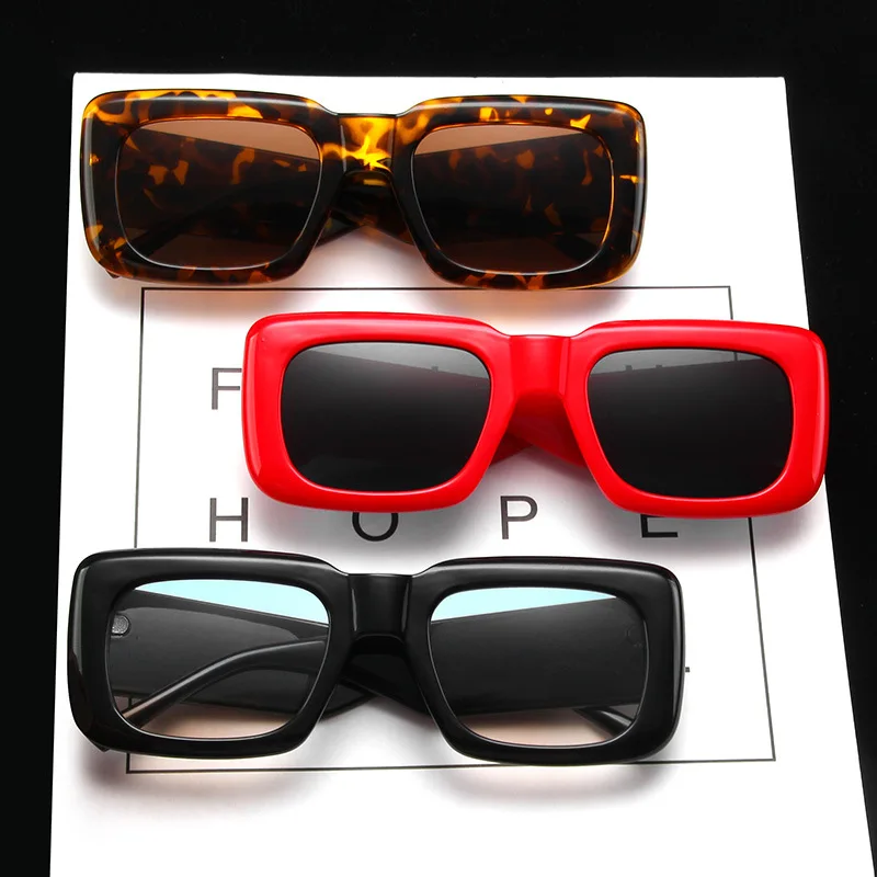 

Luxury Square Frame Sun Glasses Women Rectangle Sunglasses Brand Trendy Shades Female UV400 Wholesale Gafas De Sol Mujer