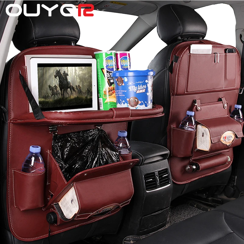 Из искусственной кожи Pad сумка органайзер на спинку сиденья в автомобиле