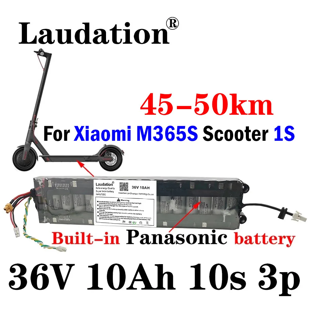 

Laudation - 36V 10Ah,Suitable For Xiaomi M365S Smart Electric Scooter 1S Lithium Battery Pack,18650,High Quality,Intelligent BMS
