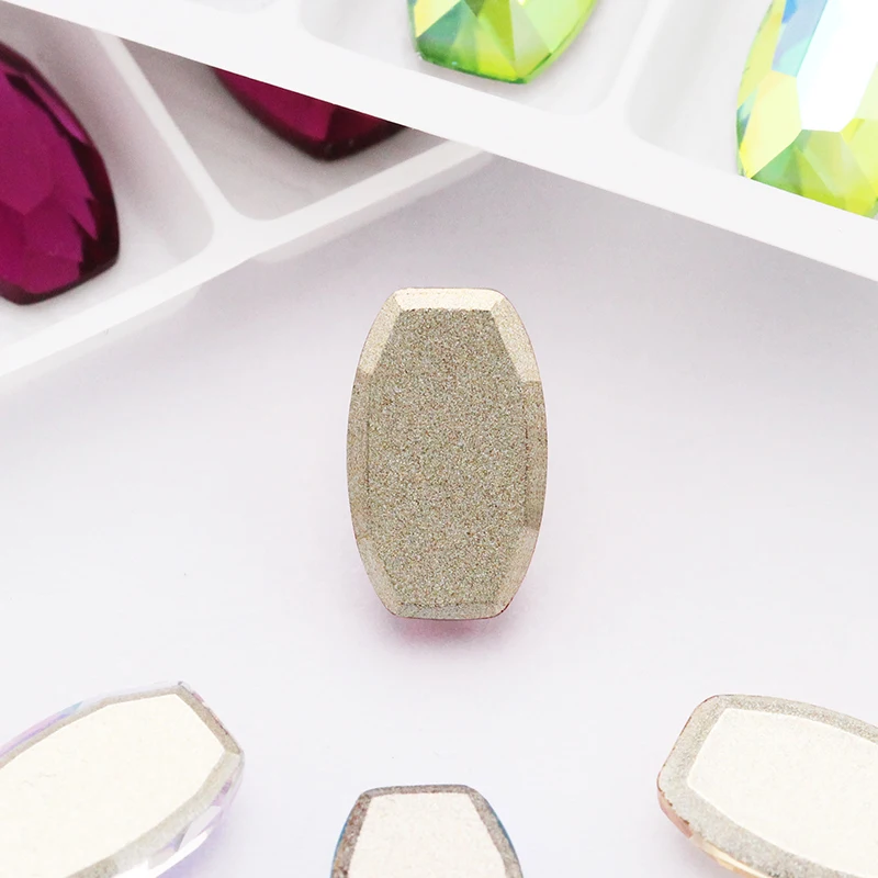 Стеклянные стразы идеального качества плоская задняя часть Кристаллы Стразы для