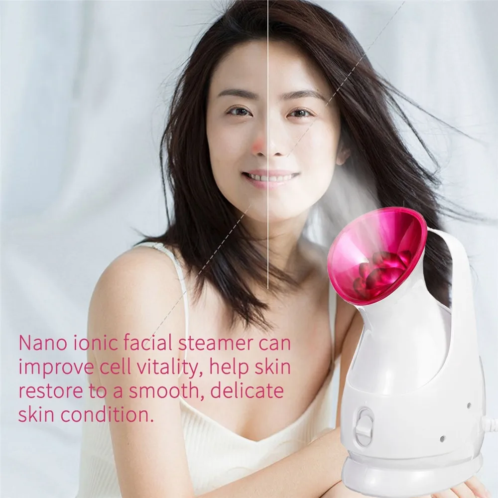 

Facial Steamer Large-Capacity Water Tank 55ml Gentle And Deep Cleaning Face Steamer Electric Spa Face Steamer Whitening