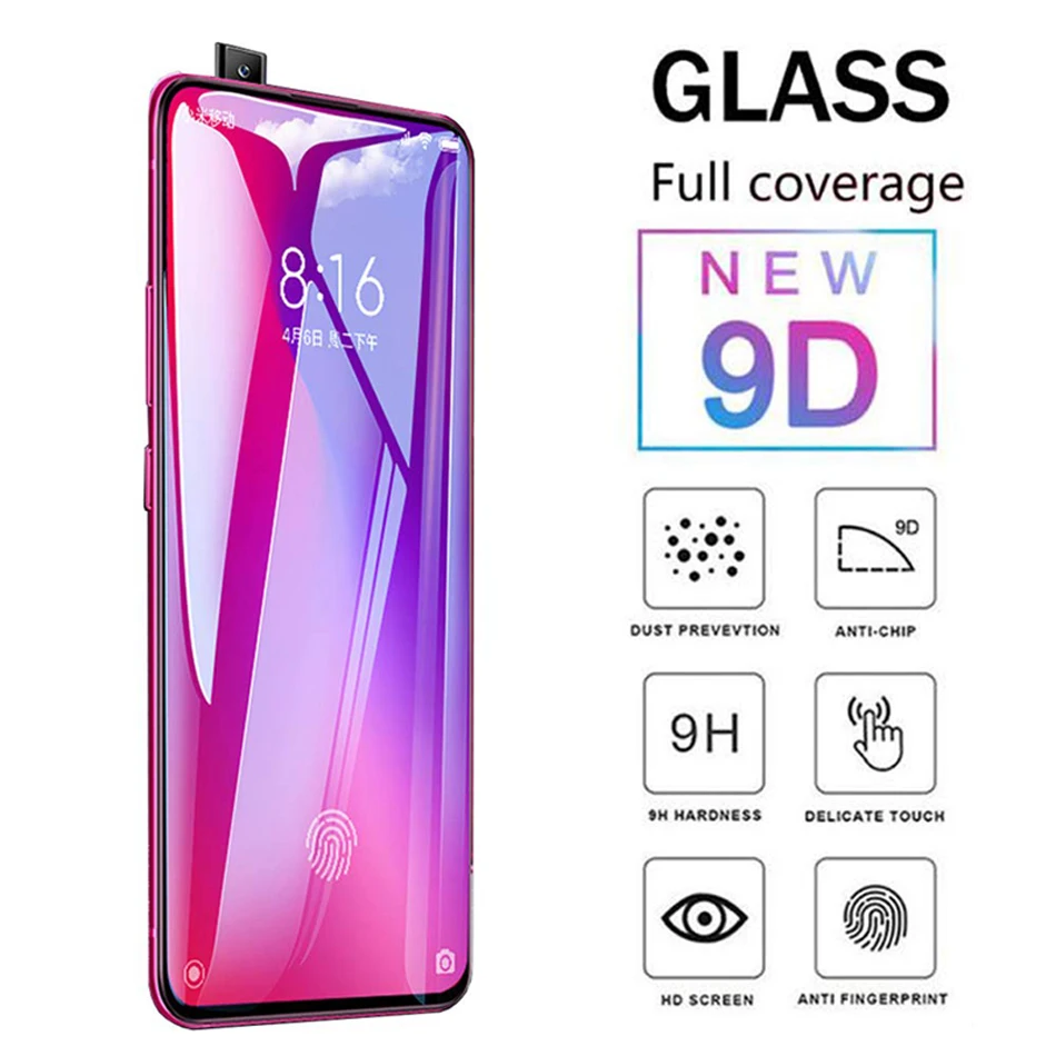 Полное покрытие из закаленного стекла для Xiao mi Red mi Note 7 Pro Note 5 6A 5 Plus для Xiaomi mi A2 Lite mi 8 9 Note 6 Pro защита экрана