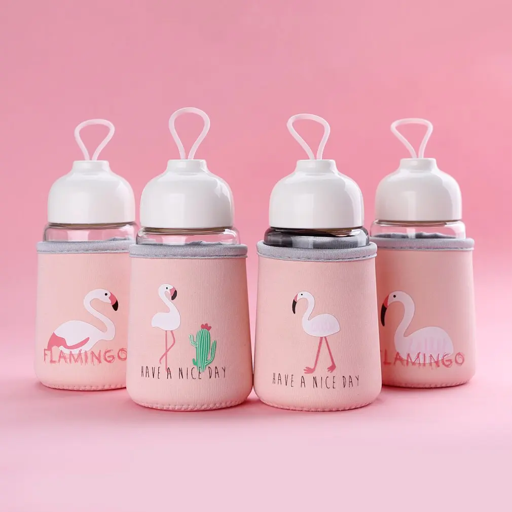 320 мл Стекло бутылка для воды здоровая вода контейнер летние лимонной пикника на