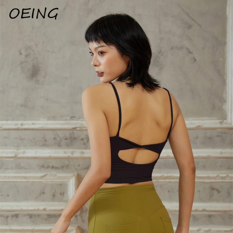 

Бесшовный Бюстгальтер для йоги, топы с нижним бельем, спортивный жилет для фитнеса и тренировок, открытая спина