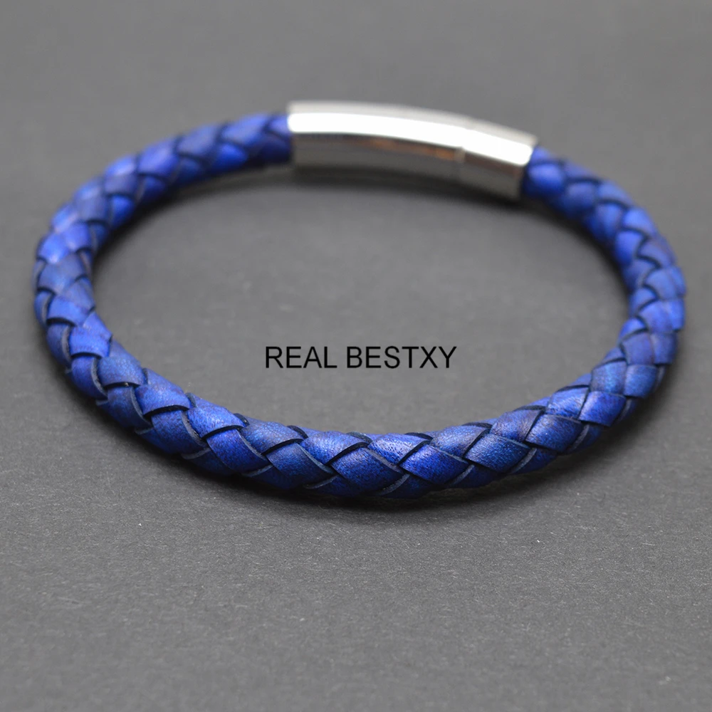 Браслет из натуральной кожи с гравировкой логотипа для мужчин и женщин |