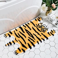 cartoon cute tiger carpet for living room bedroom rugs anti slip bedside kids room floor mat water absorbent bath mat home decor
