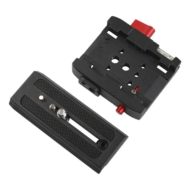 Aluminum Alloy Quick Release Plate Assembly P200 Clamp Adapter for Manfrotto 577 501 500AH 701HDV Q5 Camera Tripod Accessories K |